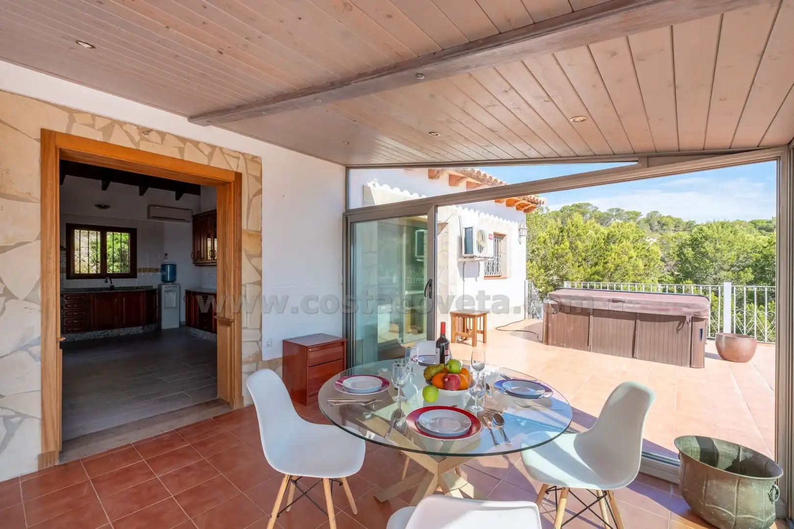 Terraza de Casa o chalet en venta en Relleu con Aire acondicionado, Jardín privado y Terraza