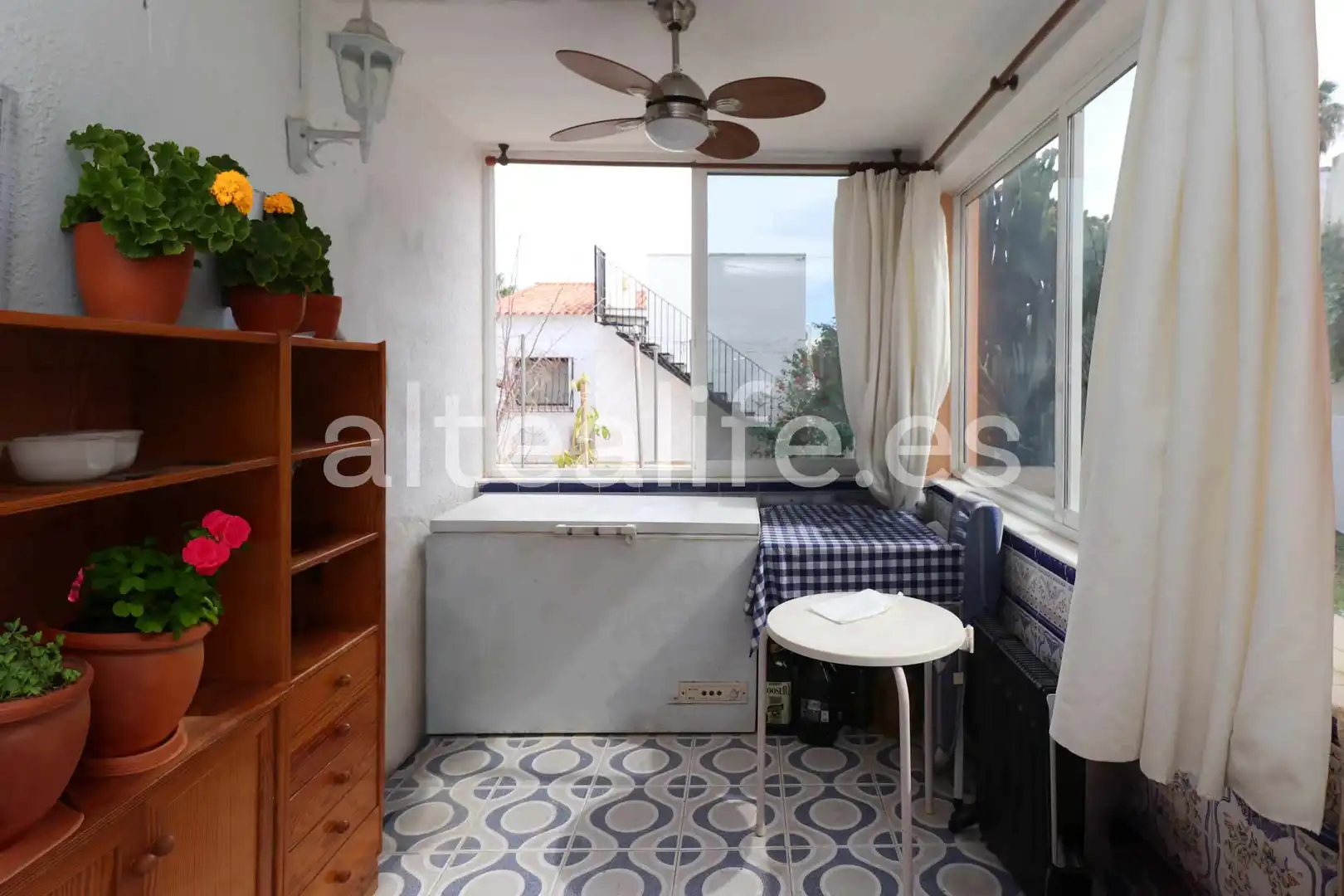 Balcony of Houses for sale in L'Alfàs del Pi  with Air Conditioner, Private garden and Terrace
