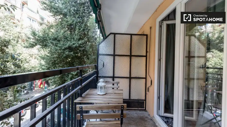 Terraza de Piso de alquiler en Valencia con Aire acondicionado, Calefacción y Amueblado