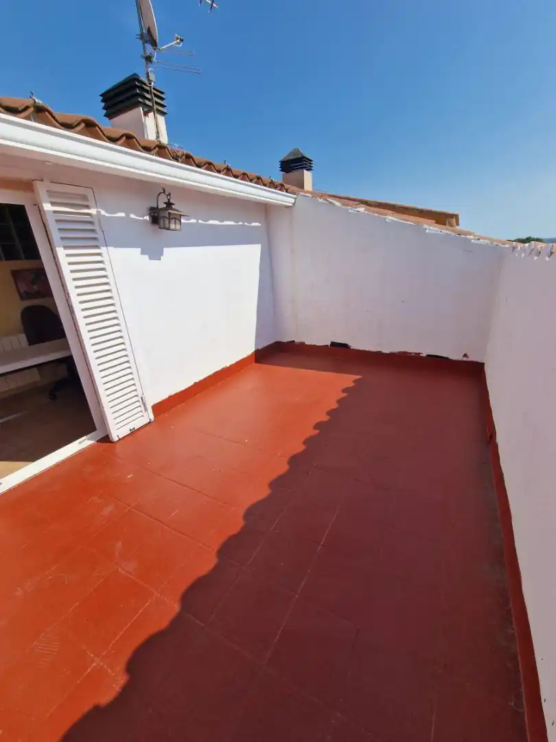 Terrassa de Casa adosada en venda en Banyeres del Penedès amb Calefacció, Jardí privat i Terrassa