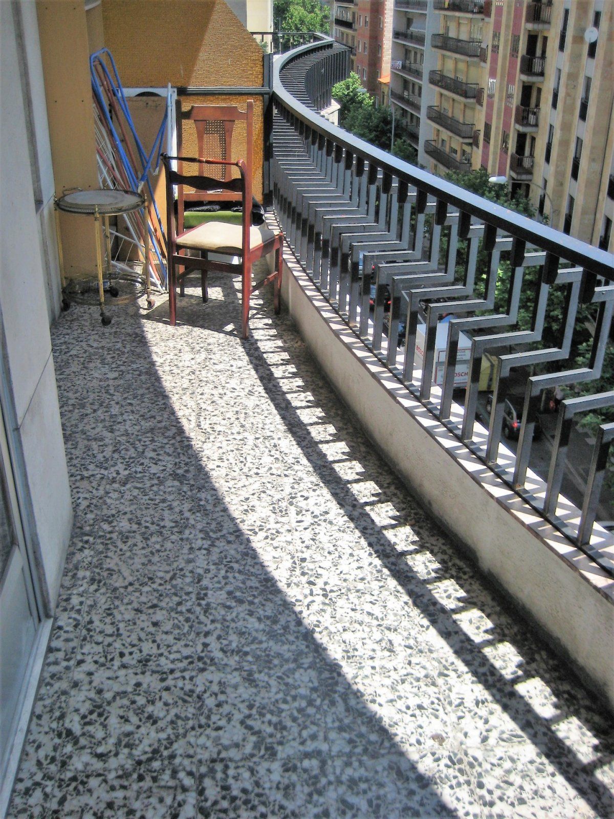 Terraza de Piso de alquiler en Salamanca Capital con Parquet, Terraza y Amueblado