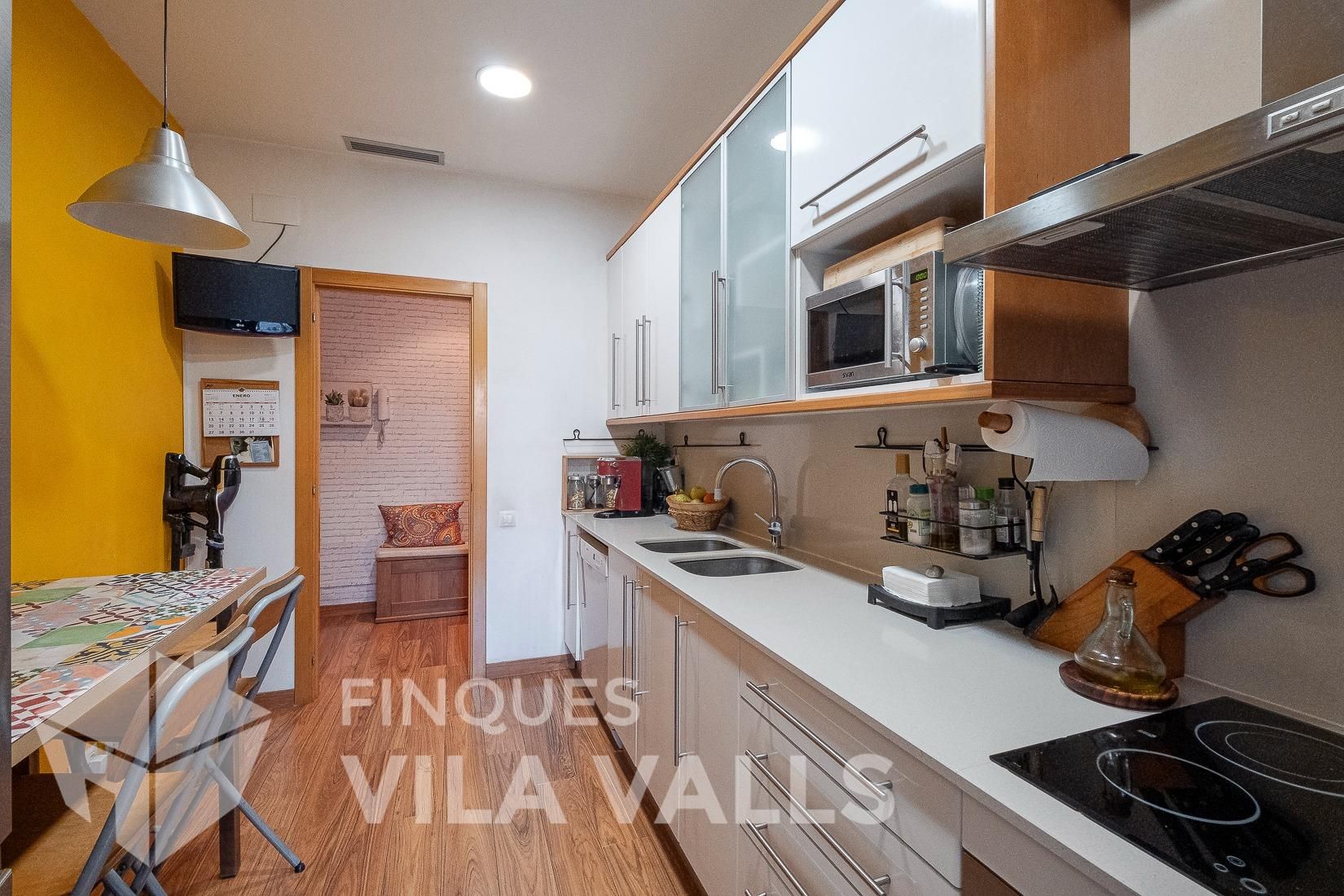 Kitchen of Planta baja for sale in Caldes de Montbui  with Heating, Parquet flooring and Terrace