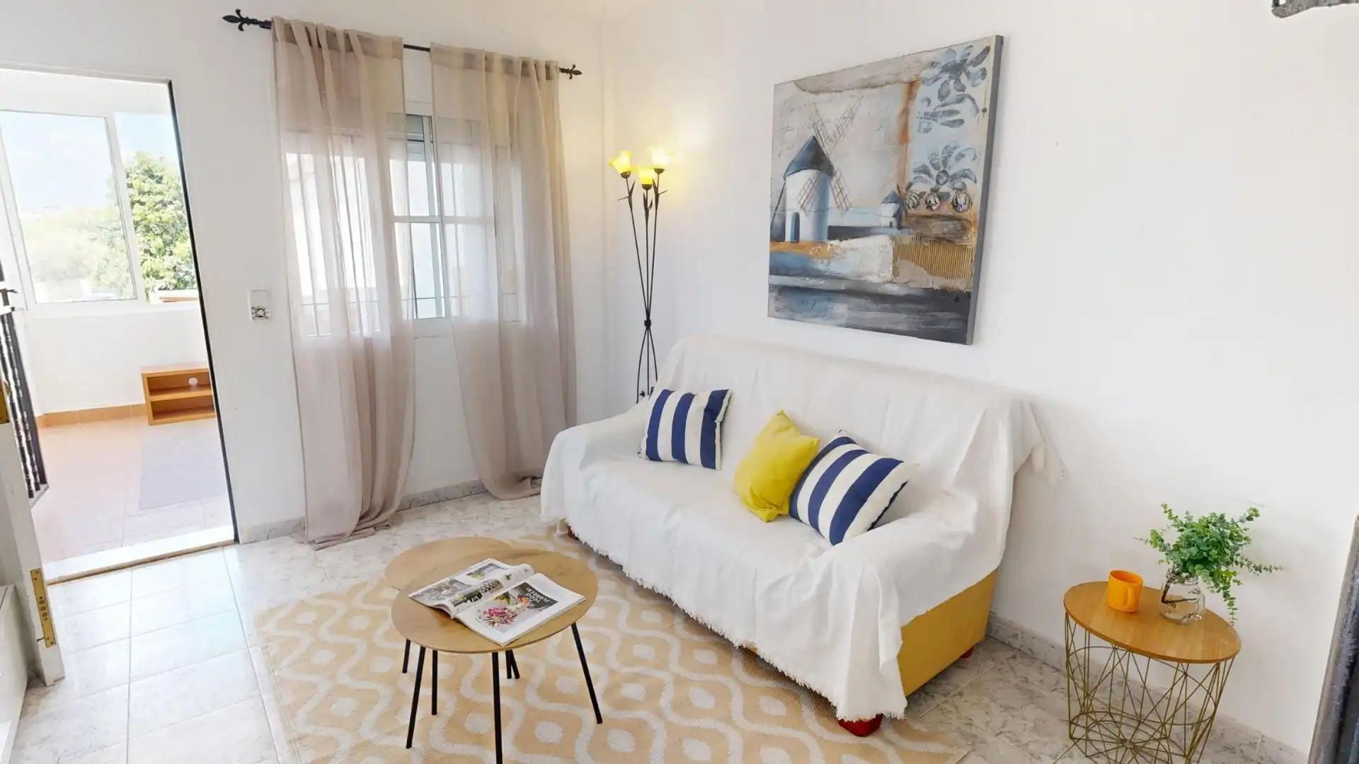 Sala de estar de Casa o chalet en venta en Orihuela con Terraza, Amueblado y Balcón