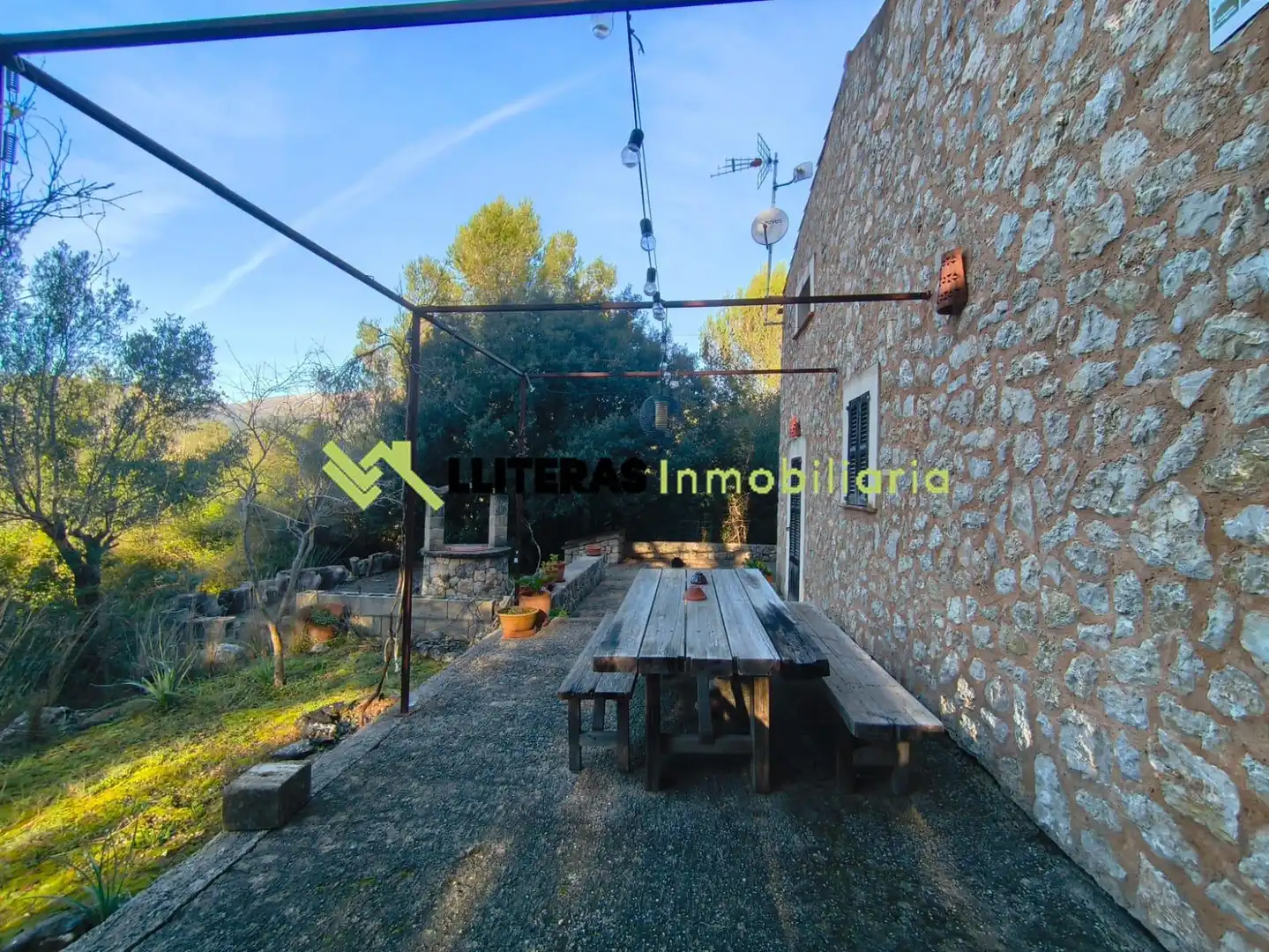 Terraza de Finca rústica en venta en Campanet