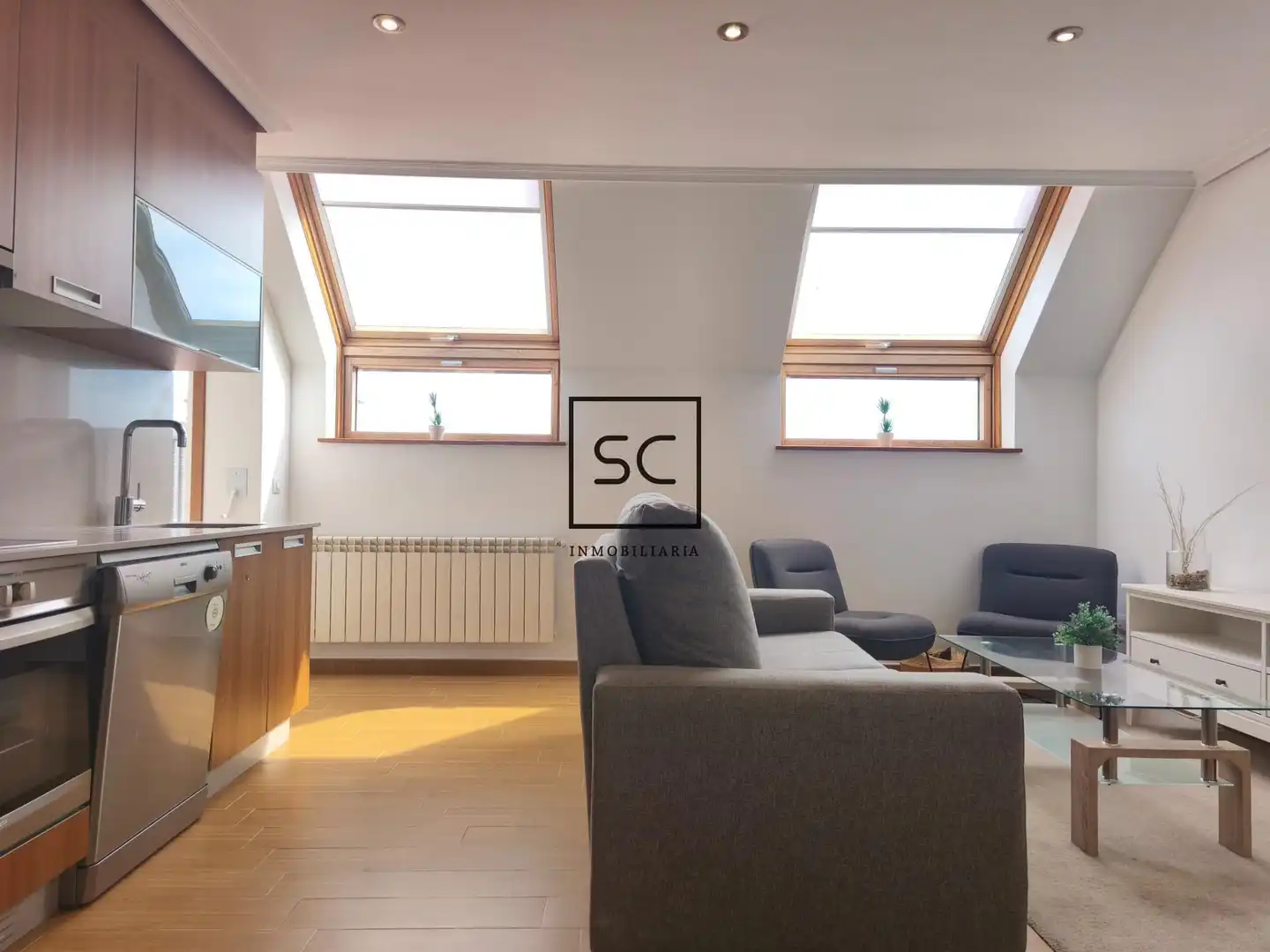 Sala de estar de Apartamento de alquiler en Porta Nova