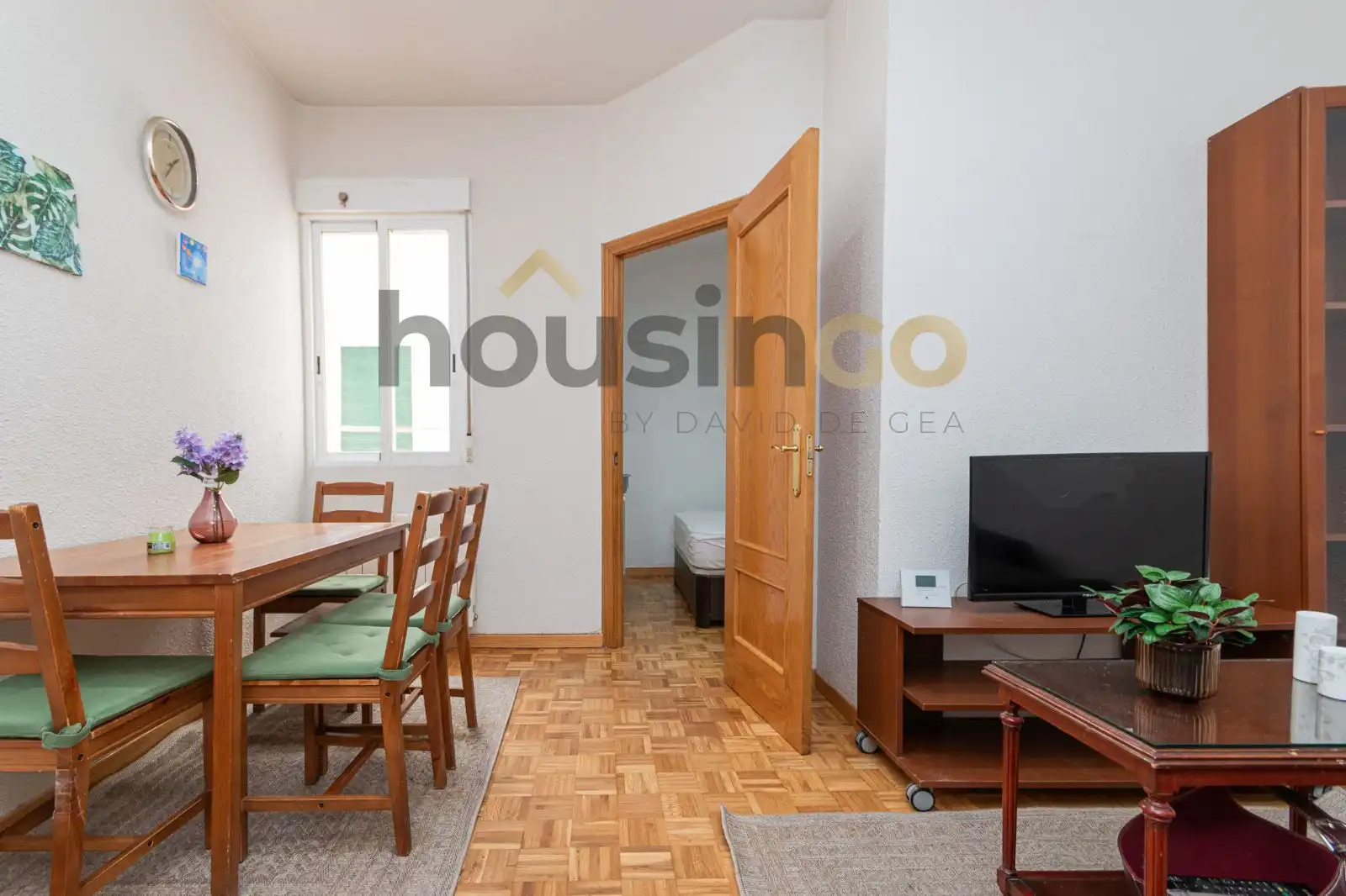 Living room of Flat for rent in Madrid  with Heating and Furnished