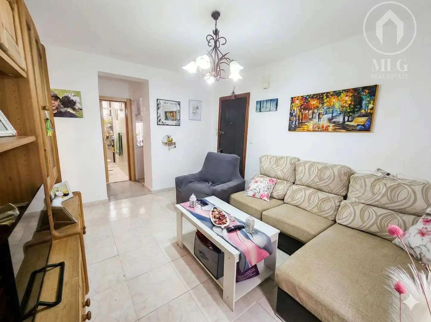 Sala de estar de Piso en venta en Málaga