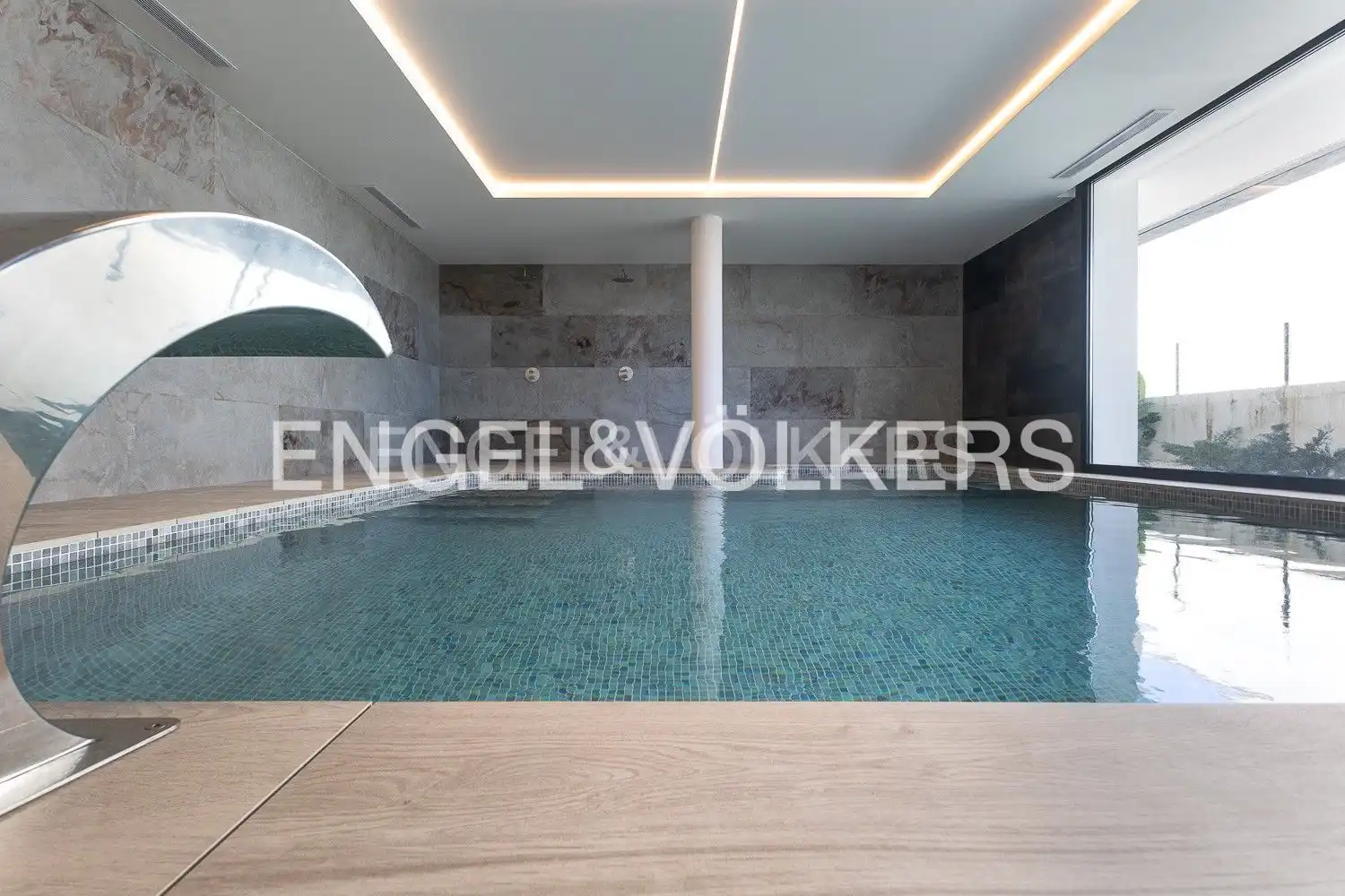 Swimming pool of Flat for sale in Pedreguer  with Air Conditioner, Heating and Private garden