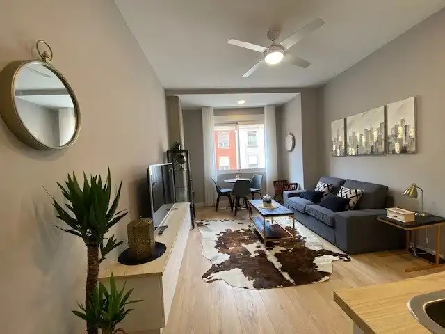 Sala de estar de Apartamento de alquiler en Murcia con Aire acondicionado, Calefacción y Amueblado