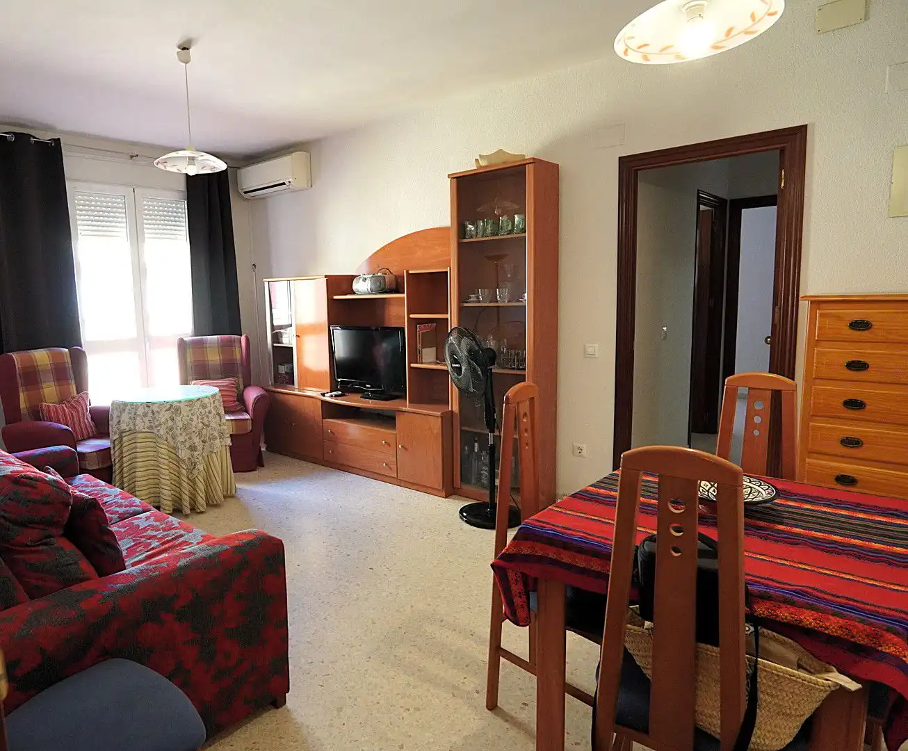 Living room of Flat for sale in Sanlúcar de Barrameda  with Air Conditioner, Terrace and Storage room