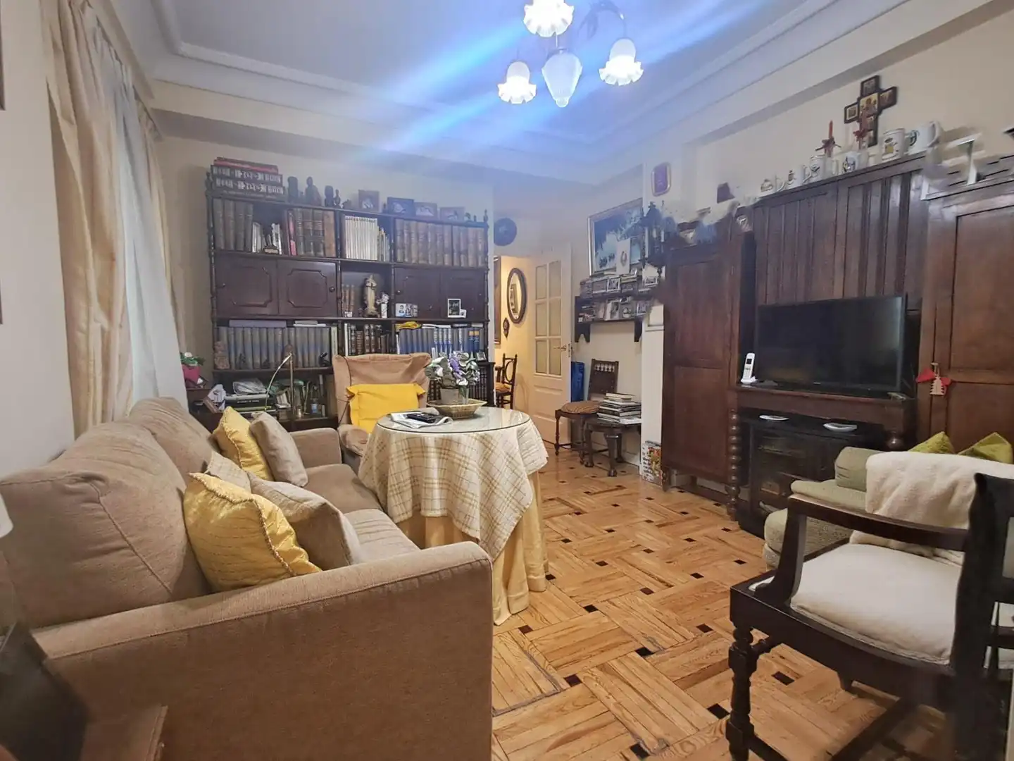 Sala de estar de Piso en venta en Madrid con Aire acondicionado, Terraza y Trastero