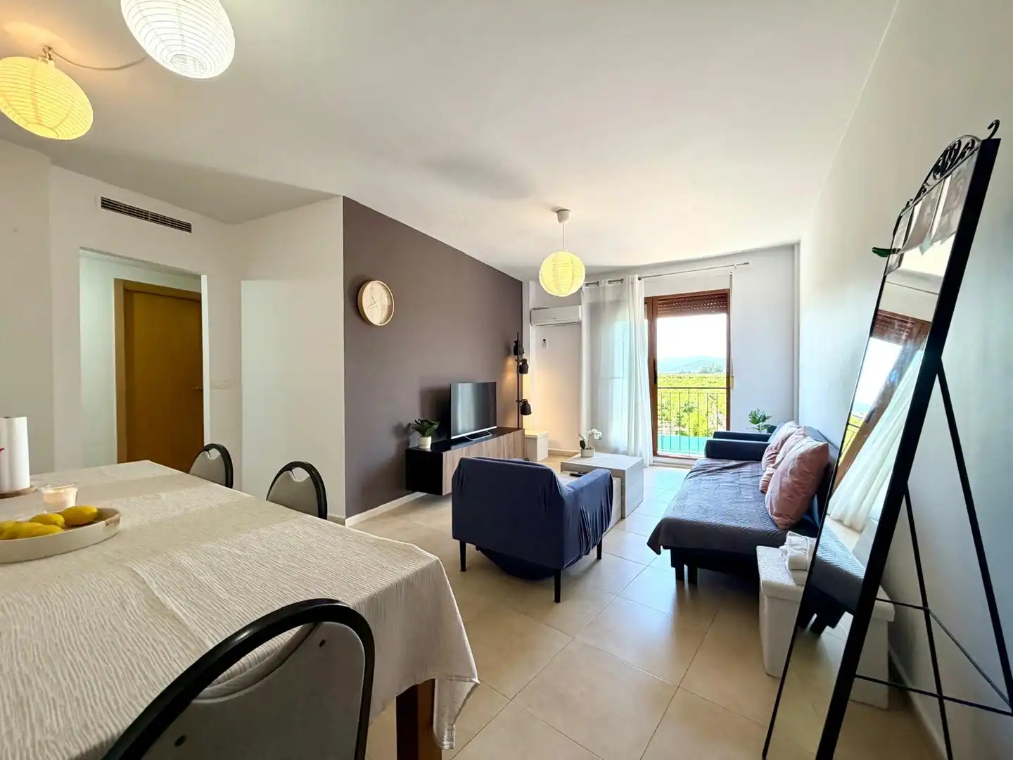 Wohnzimmer von Wohnung zum Verkauf in Canet d'En Berenguer mit Klimaanlage, Heizung und Ofen
