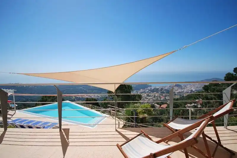 Terraza de Casa o chalet en venta en Lloret de Mar con Calefacción, Jardín privado y Piscina