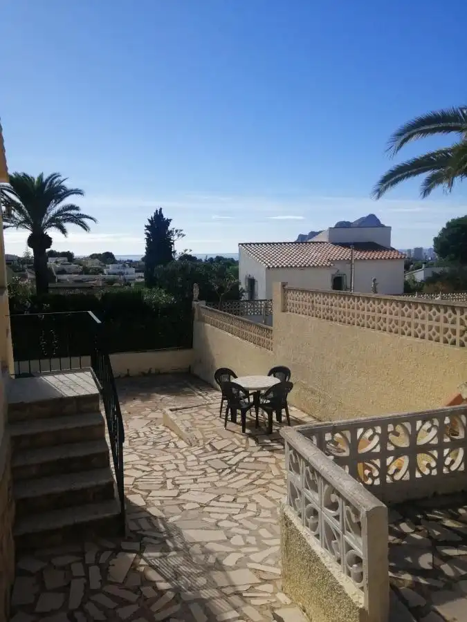 Terraza de Casa o chalet en venta en Calpe / Calp con Jardín privado, Terraza y Amueblado