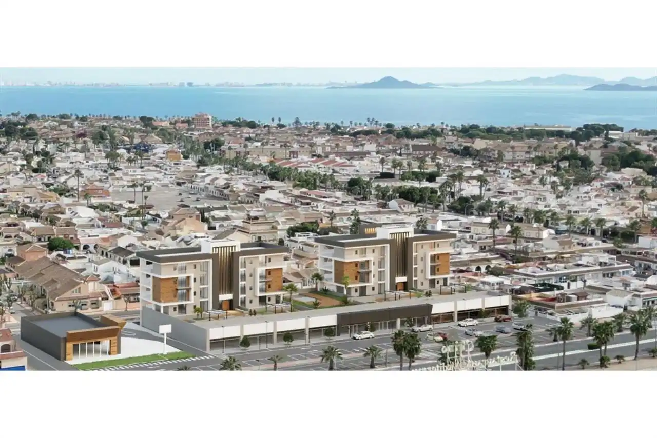 Vista exterior de Apartament en venda en Los Alcázares amb Piscina i Moblat