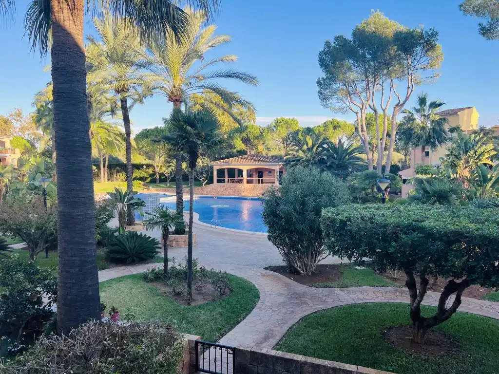Piscina de Apartament de lloguer en Calvià amb Aire condicionat i Moblat