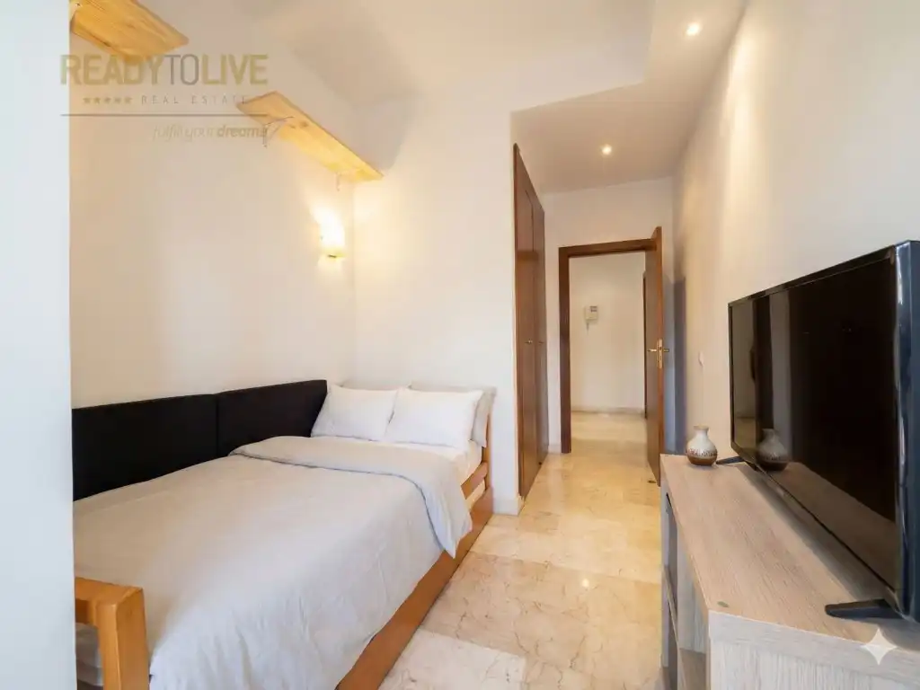 Bedroom of Flat for sale in Alcúdia  with Air Conditioner, Terrace and Furnished