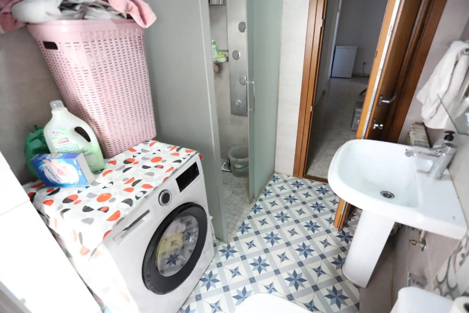 Badezimmer von Wohnung zum Verkauf in Alcázar de San Juan mit Klimaanlage und Terrasse