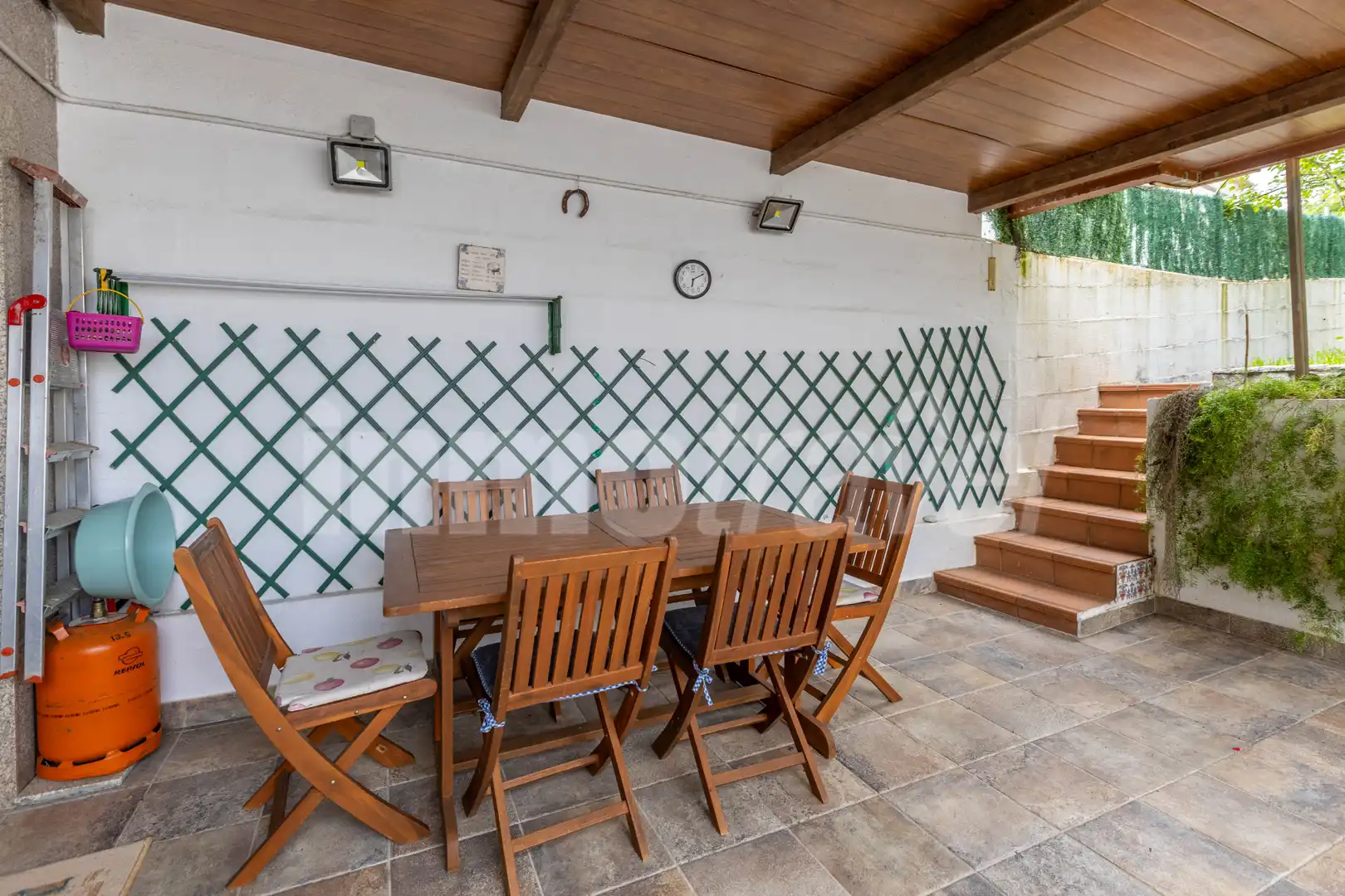 Terrasse von Wohnung zum Verkauf in Sanxenxo mit Privatgarten, Terrasse und Möbliert