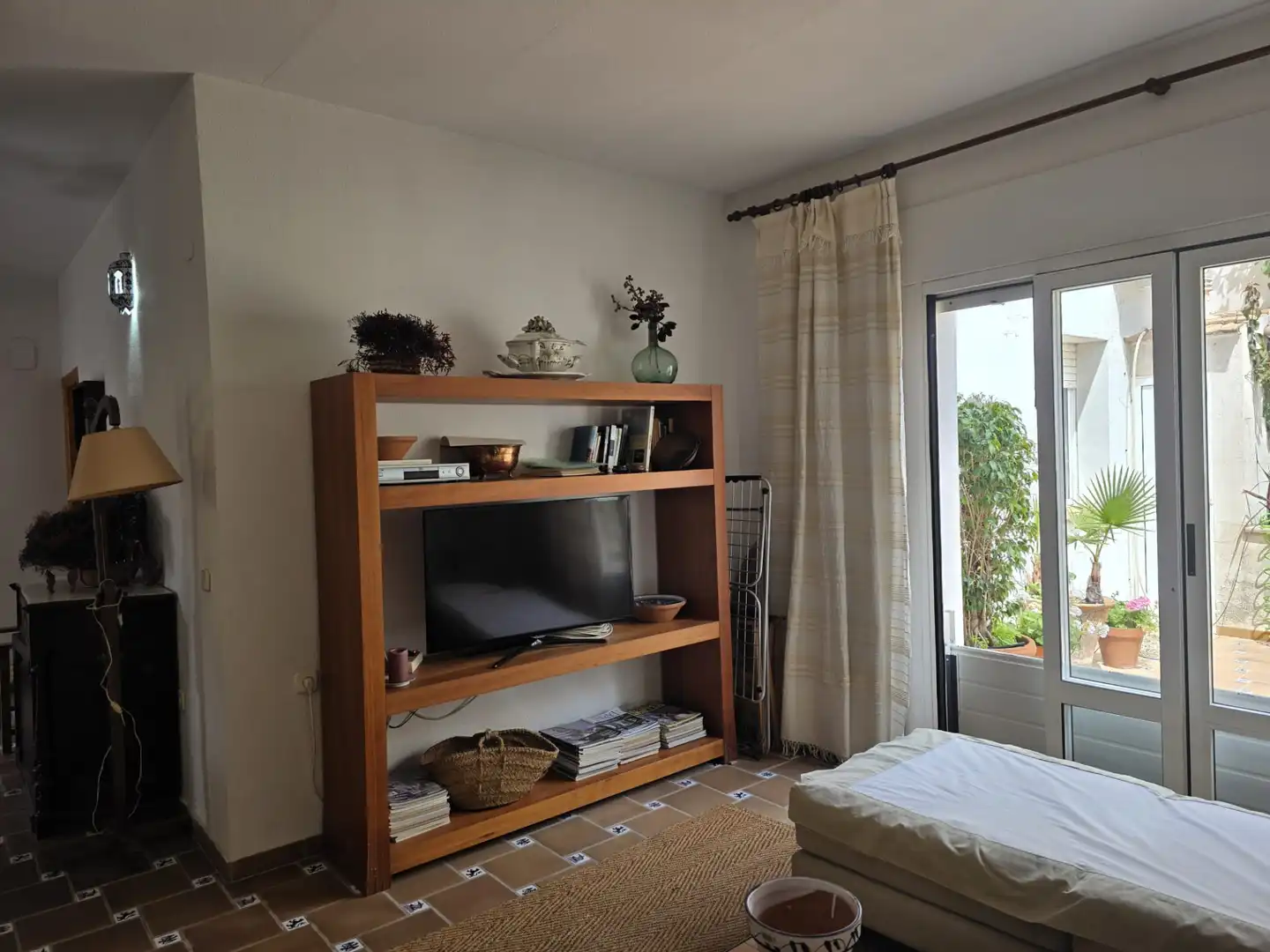 Wohnzimmer von Einfamilien-Reihenhaus zur Miete in San Javier mit Klimaanlage, Möbliert und Ofen