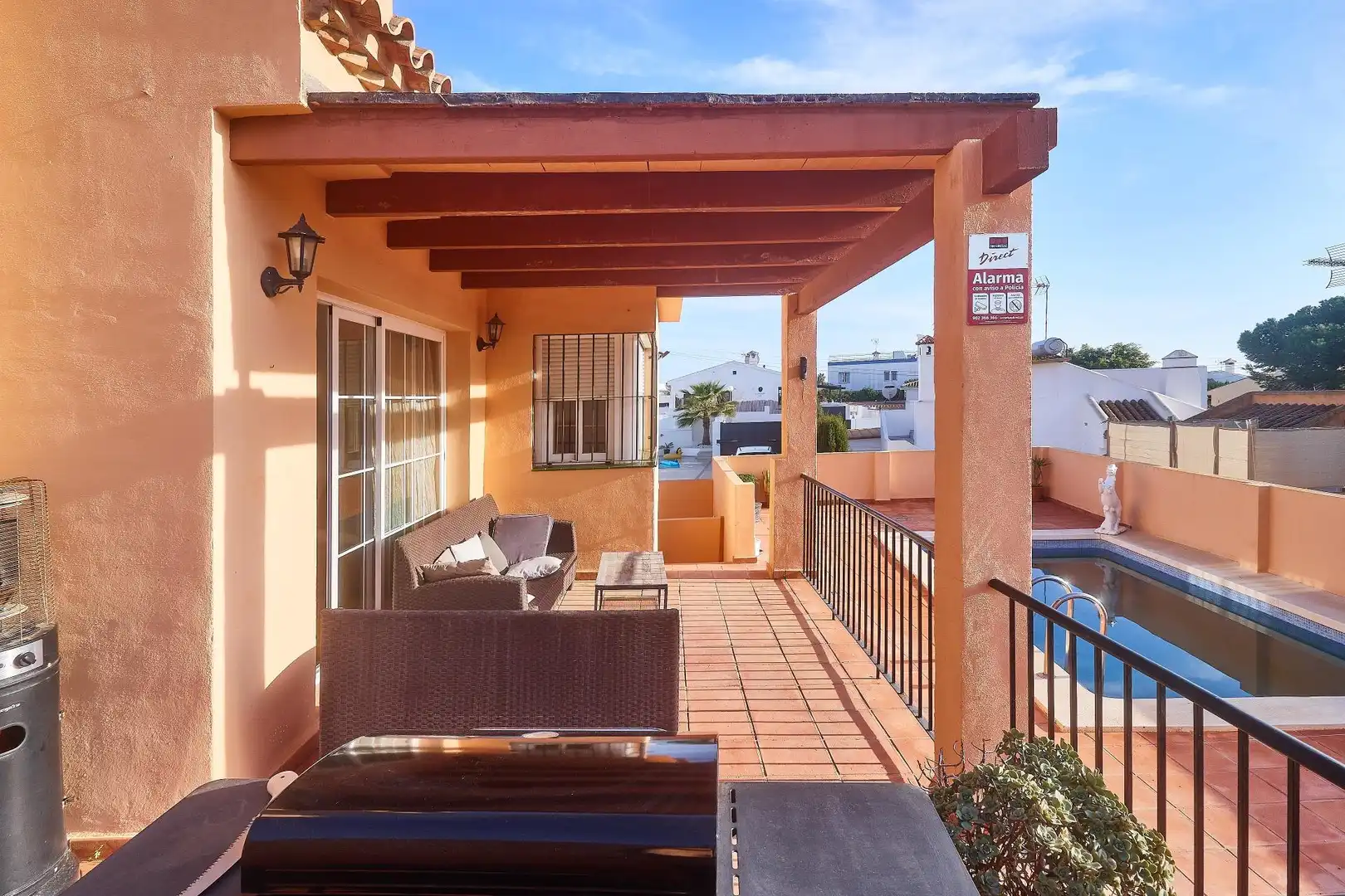 Terraza de Casa o chalet en venta en Mijas con Jardín privado, Terraza y Trastero