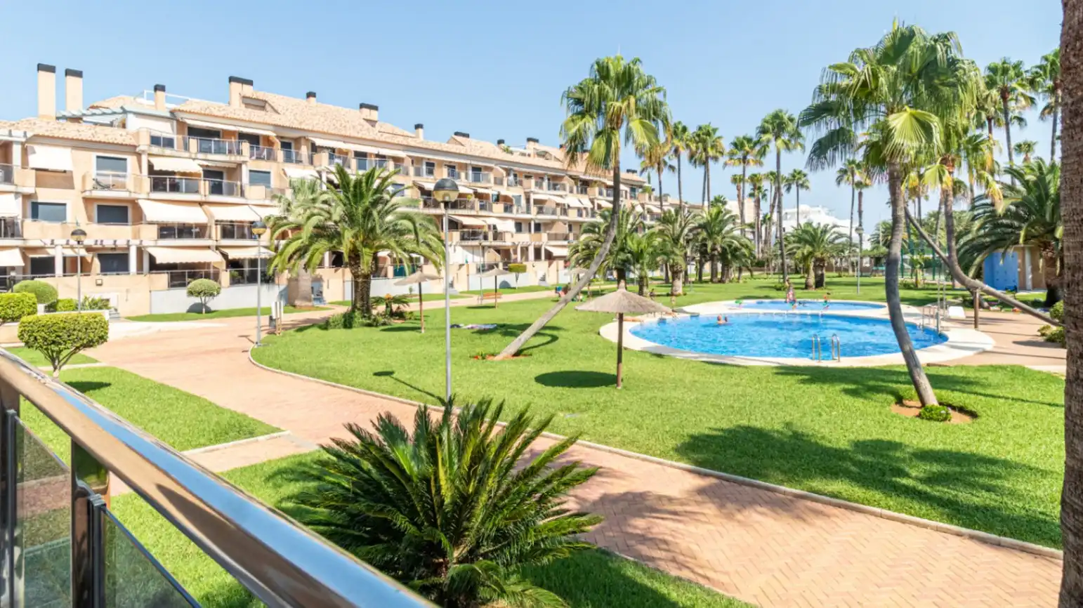 Jardín de Apartamento en venta en Dénia con Aire acondicionado, Calefacción y Jardín privado