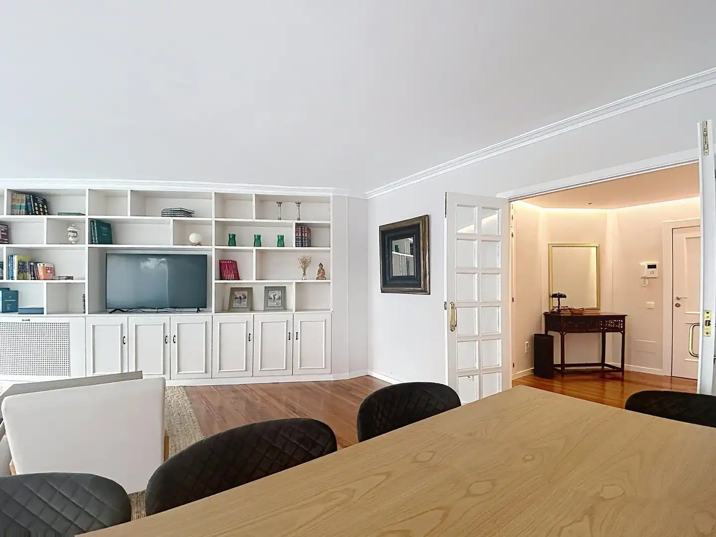 Sala de estar de Piso en venta en Santiago de Compostela 