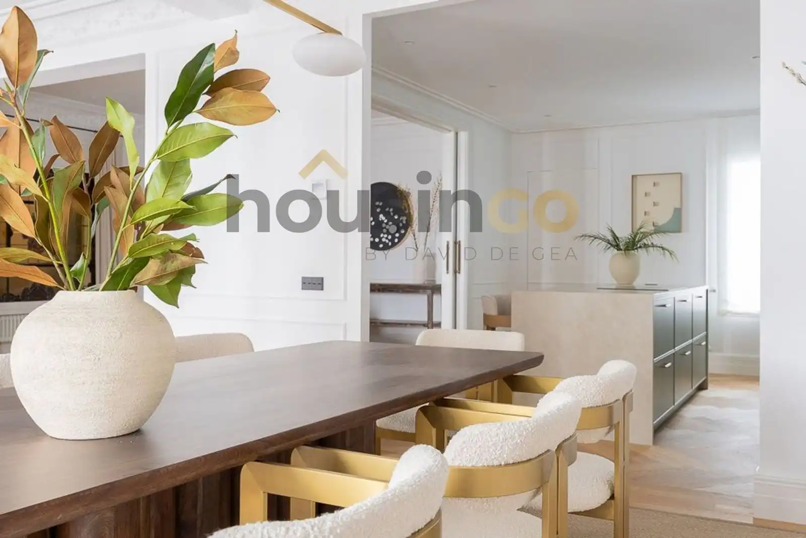 Dining room of Flat for sale in Madrid  with Air Conditioner, Heating and Parquet flooring