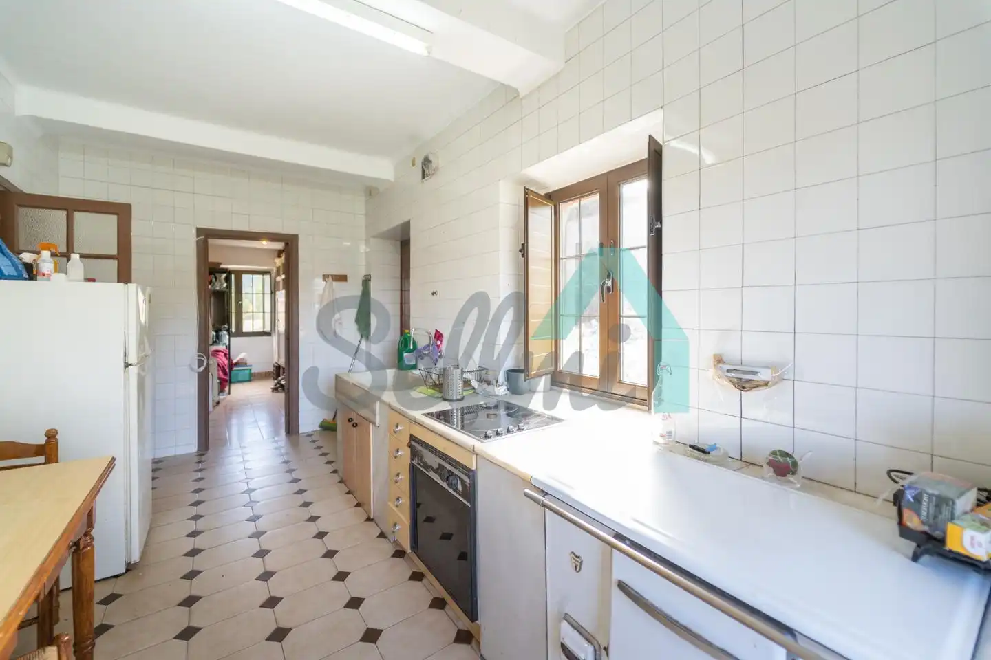 Cocina de Casa o chalet en venta en Grado con Calefacción, Jardín privado y Parquet