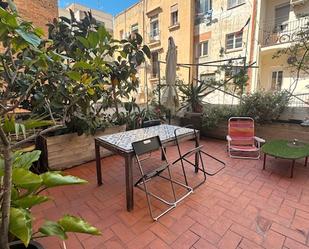 Terrace of Flat for sale in  Barcelona Capital  with Air Conditioner, Heating and Parquet flooring