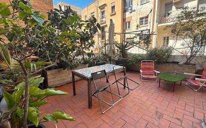 Terrace of Flat for sale in  Barcelona Capital  with Air Conditioner, Heating and Parquet flooring