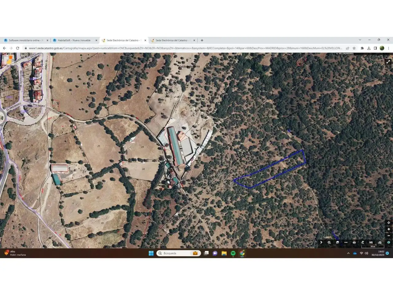 Terreno rustico in vendita a Polígono Poligono 14 Parcela 60 El Vellón 14