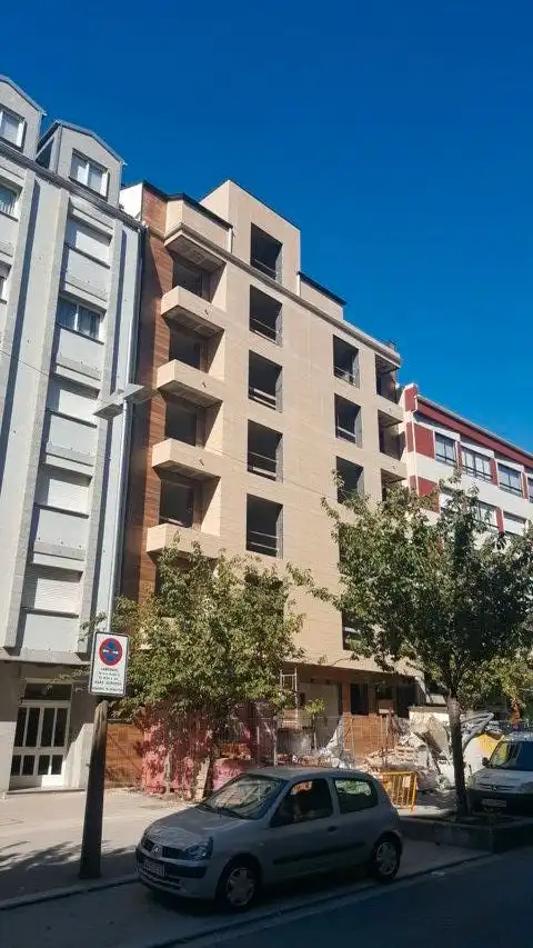 Exterior view of Apartments for sale in Pontevedra Capital   with Heating, Parquet flooring and Terrace