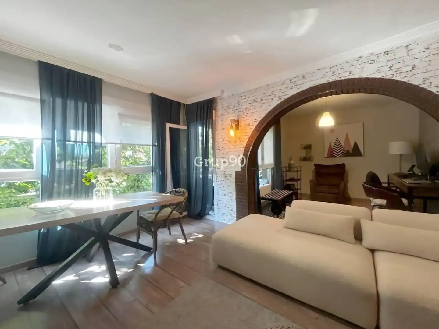 Sala de estar de Piso en venta en Lleida con Calefacción, Parquet y Balcón