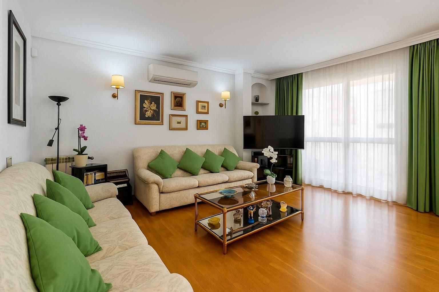 Sala d'estar de Àtic en venda en  Palma de Mallorca amb Aire condicionat, Calefacció i Terrassa