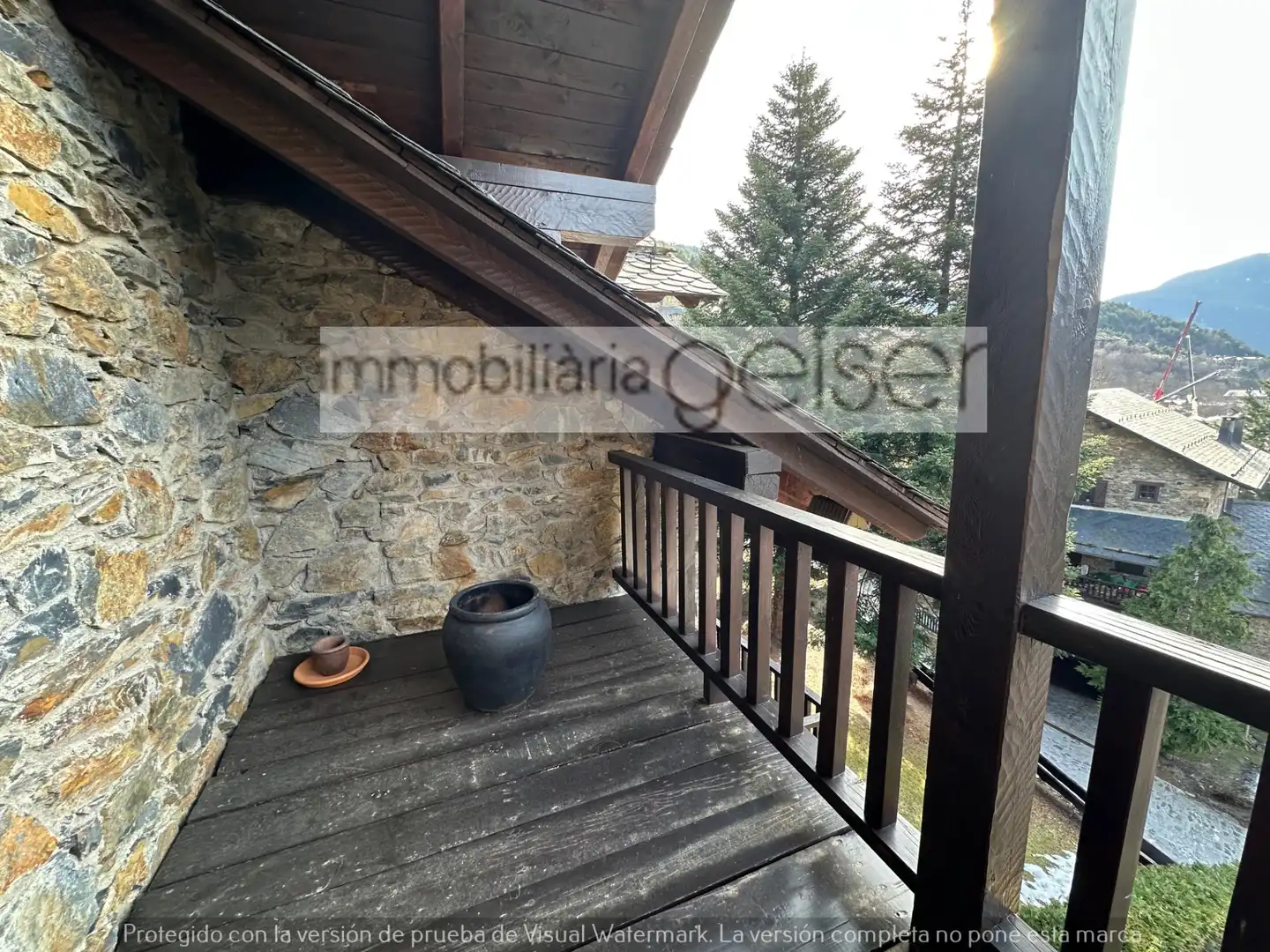 Terraza de Dúplex en venta en Ordino con Calefacción, Parquet y Terraza
