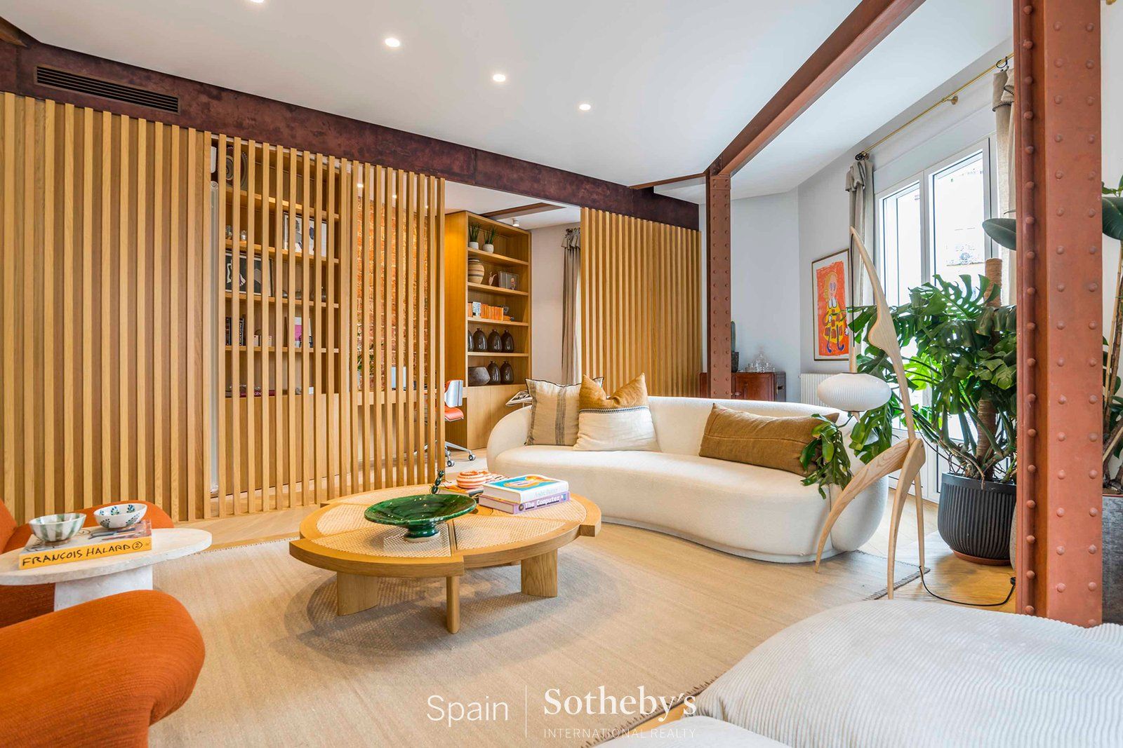 Sala de estar de Apartamento en venta en  Madrid Capital con Aire acondicionado, Calefacción y Terraza