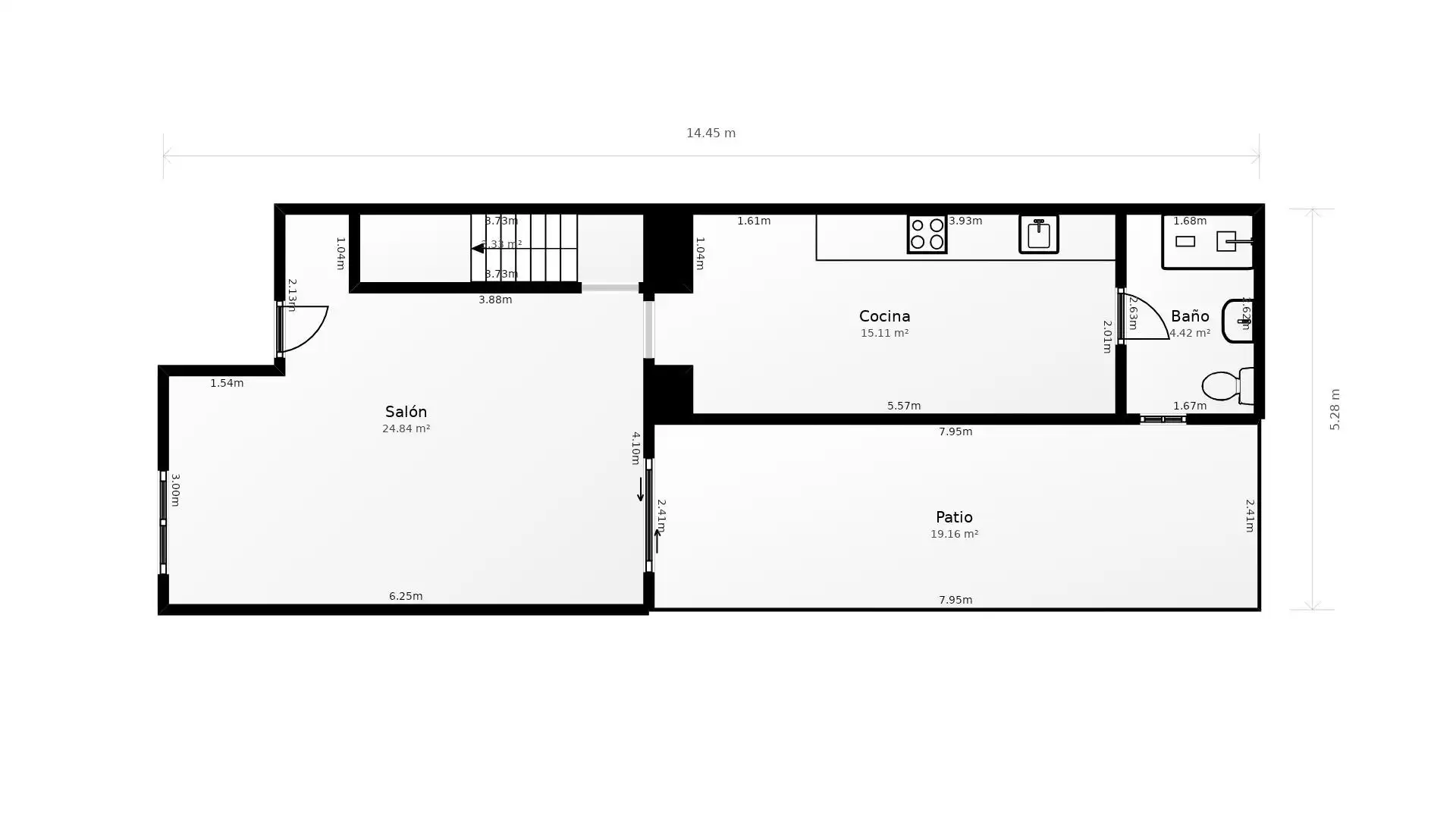 Haus oder Chalet zum Verkauf in Elche / Elx mit Klimaanlage, Privatgarten und Terrasse