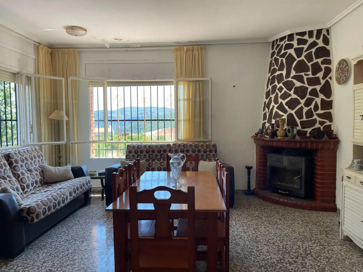 Sala de estar de Casa o chalet en venta en Chera con Terraza y Balcón