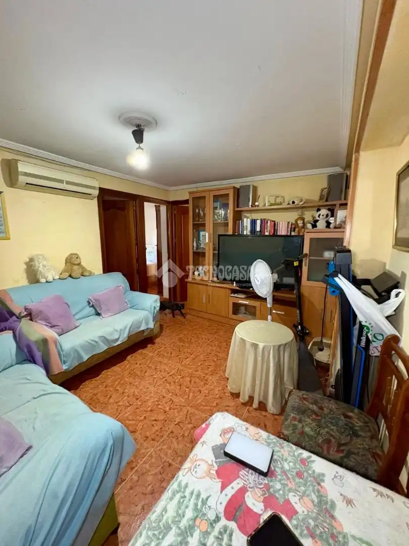 Wohnzimmer von Wohnung zum Verkauf in Madrid mit Klimaanlage, Heizung und Terrasse