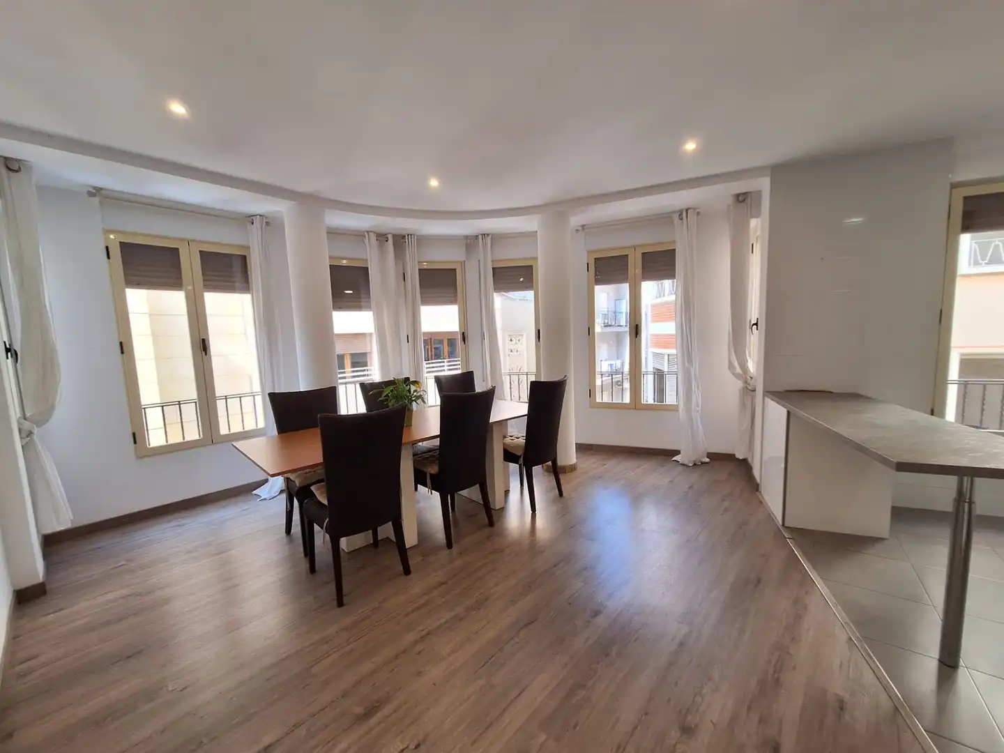 Dining room of Flat for rent in Elche / Elx  with Air Conditioner, Heating and Furnished