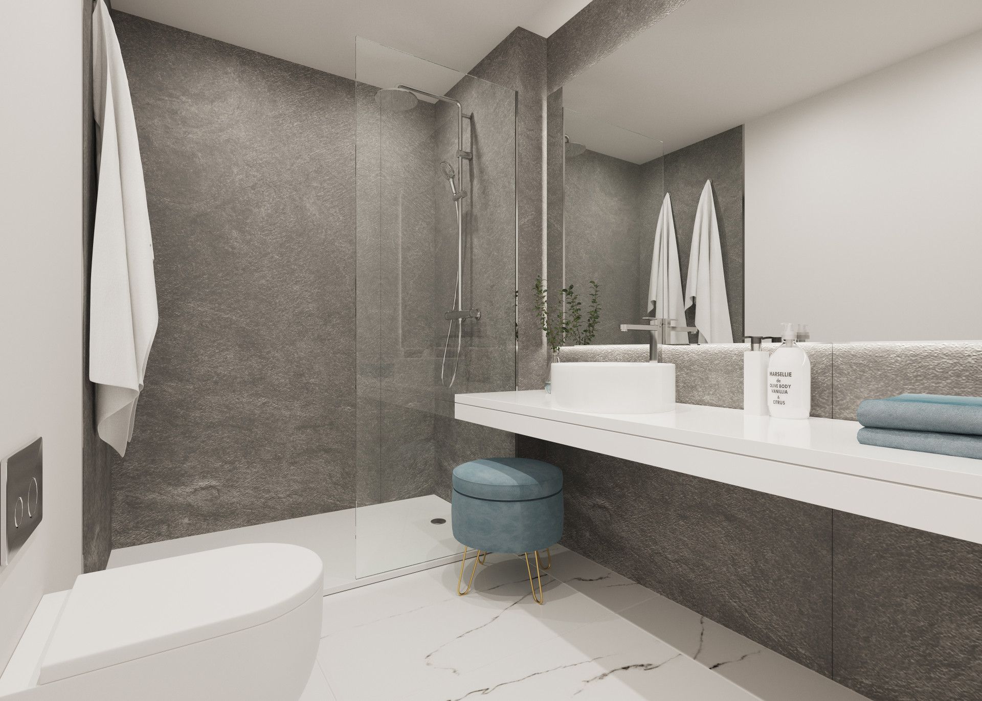 Baño de Apartamento en venta en Casares con Terraza, Trastero y Piscina