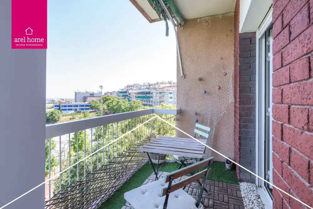 Terrasse von Wohnung zum Verkauf in Esplugues de Llobregat mit Klimaanlage, Heizung und Parkett