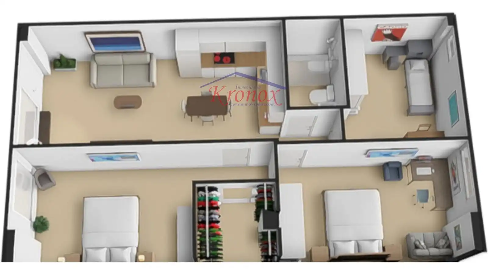 Habitación de Piso en venta en Madrid con Aire acondicionado y Calefacción