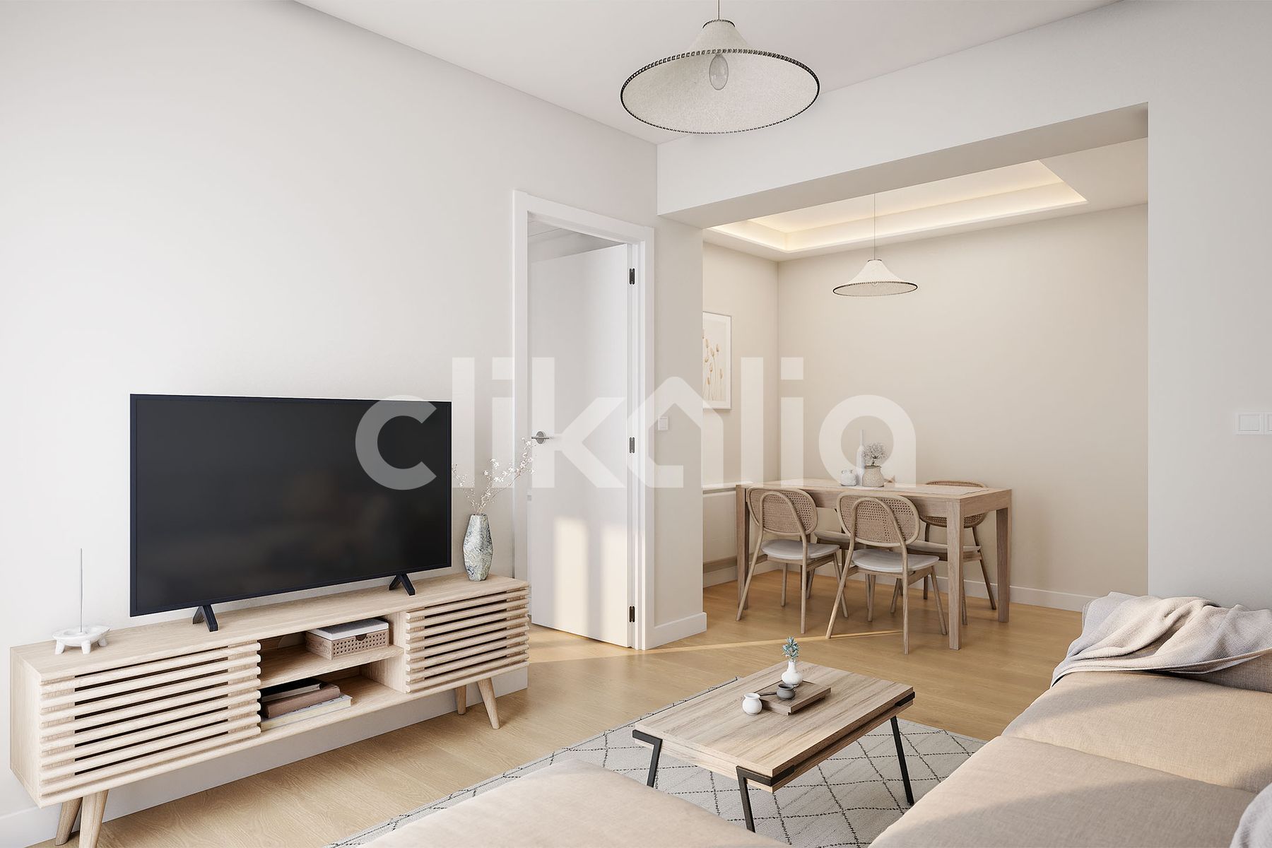 Living room of Flat for sale in  Madrid Capital  with Air Conditioner, Heating and Terrace