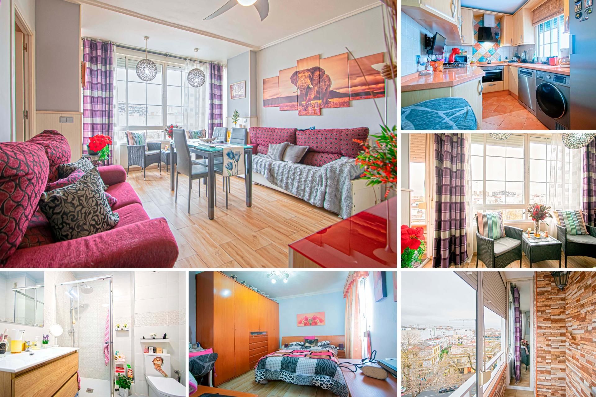 Exterior view of Flat for sale in  Sevilla Capital  with Air Conditioner and Terrace