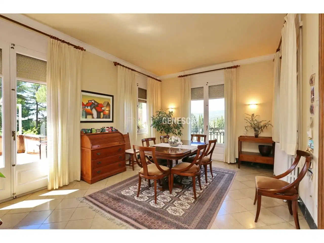 Comedor de Casa o chalet en venta en Terrassa con Aire acondicionado, Calefacción y Jardín privado