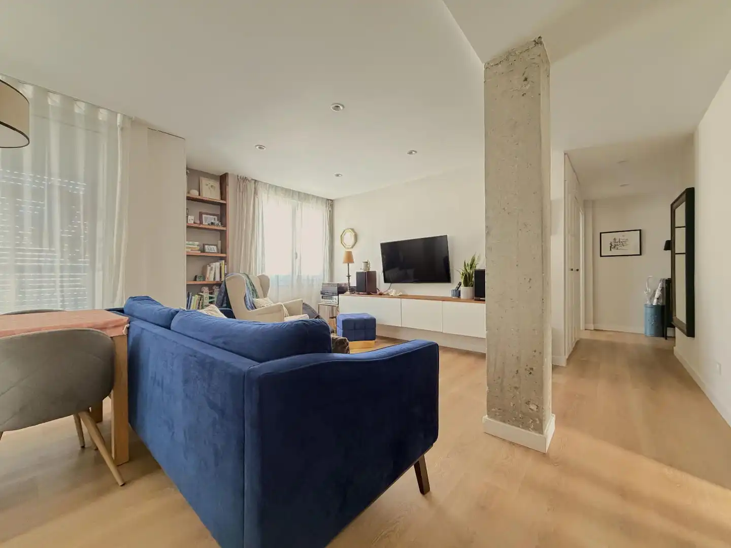 Wohnzimmer von Wohnung zum Verkauf in Lasarte-Oria mit Klimaanlage, Heizung und Parkett