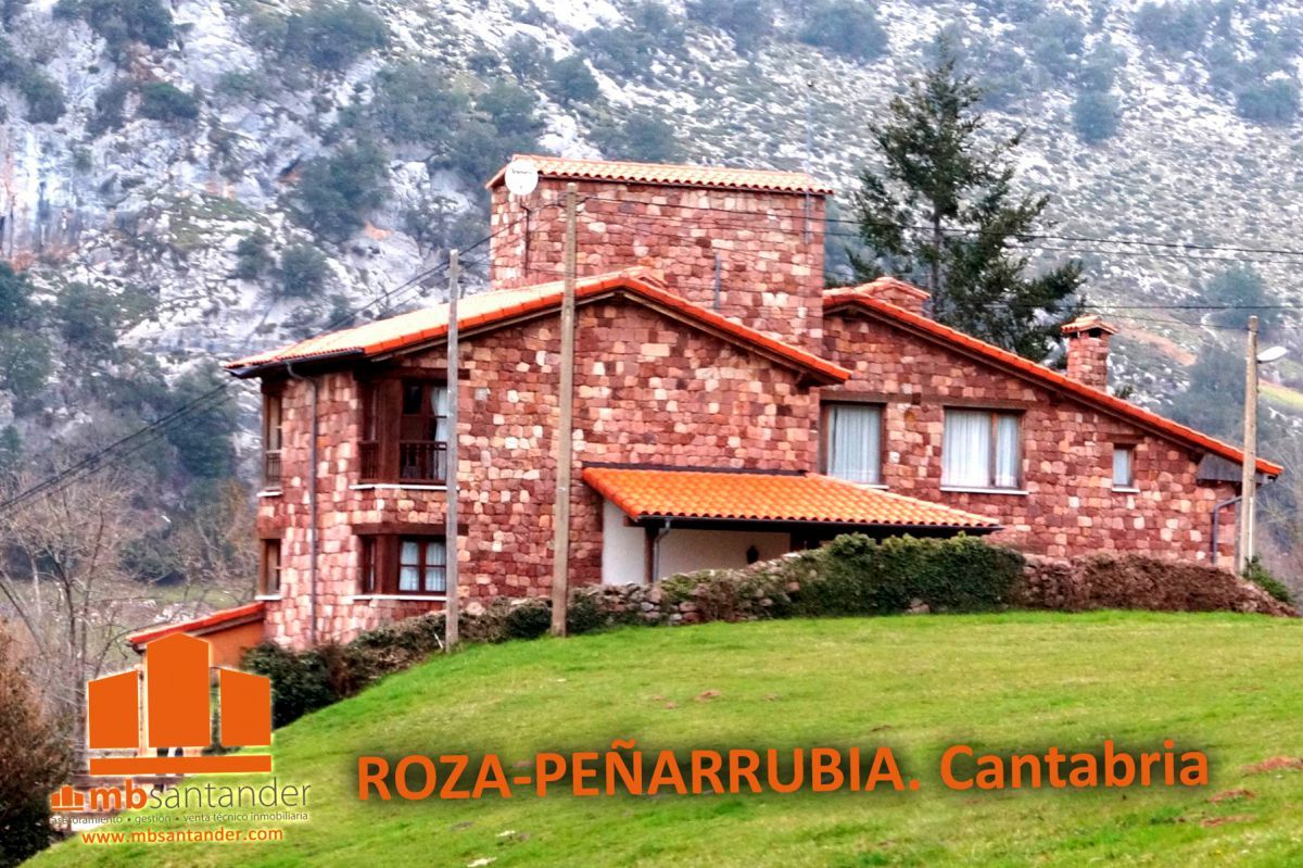 Vista exterior de Casa o xalet en venda en Peñarrubia amb Calefacció i Terrassa