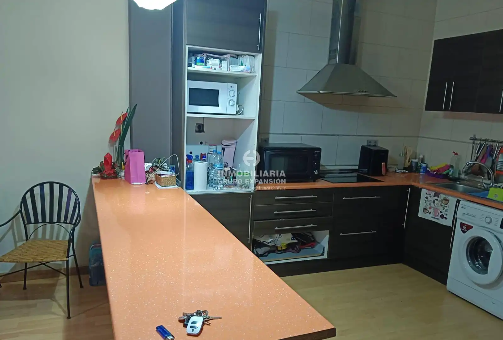 Cocina de Casa o chalet en venta en Aspe con Aire acondicionado y Trastero